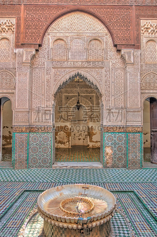 Bou Inania Madrasa, Meknes，摩洛哥