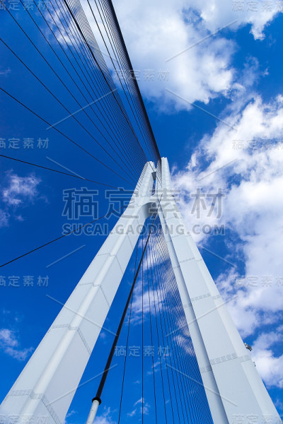 日本濑户内海的Tatara桥