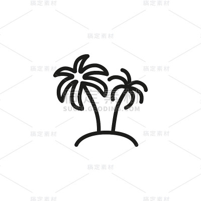 双手掌线图标