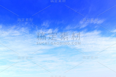 蓝天上的朵朵白云