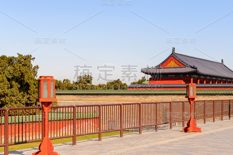 天坛建筑群，北京的帝王祭祀祭坛。联合国教科文组织世界遗产