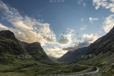 苏格兰失落的山谷。