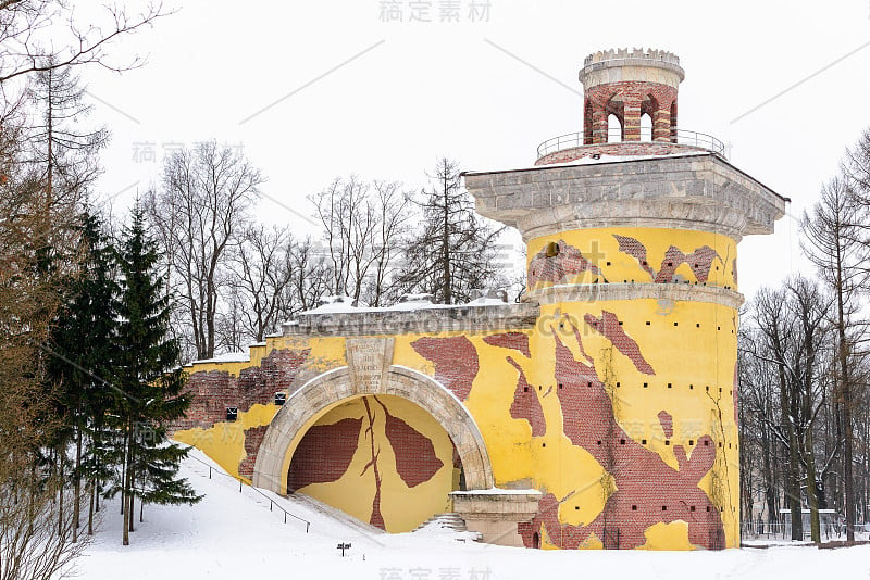 Tsarskoye Selo(普希金)建筑，圣彼得堡东南25公里，俄罗斯。