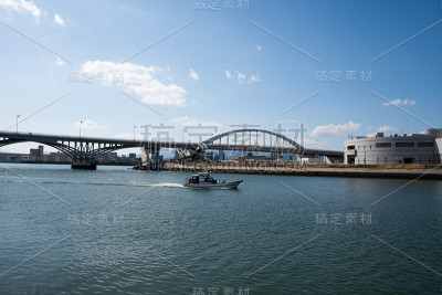 广岛县沿河风景
