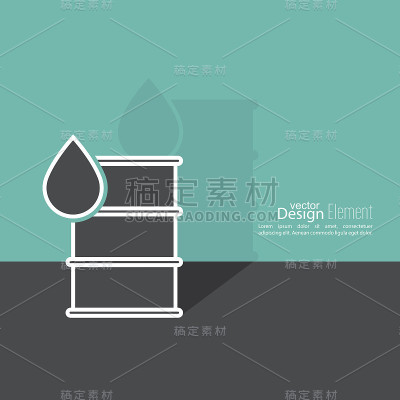 图标石油桶