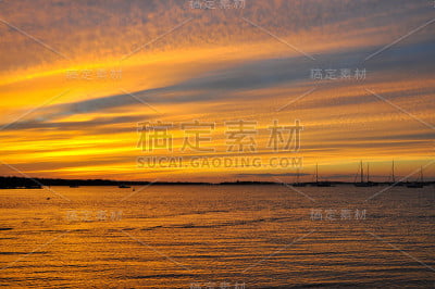 蒙托克湾日落