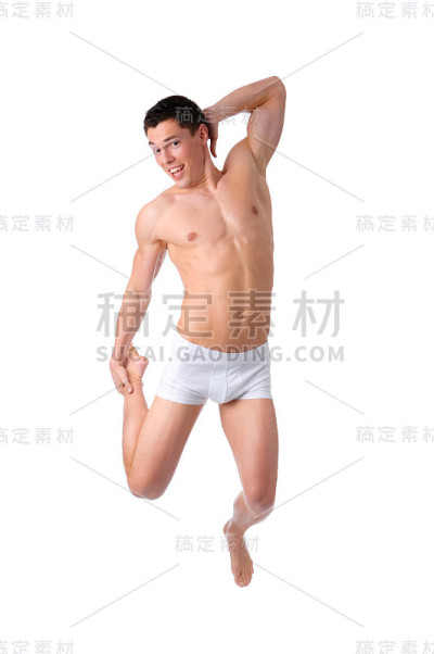 跳跃的人