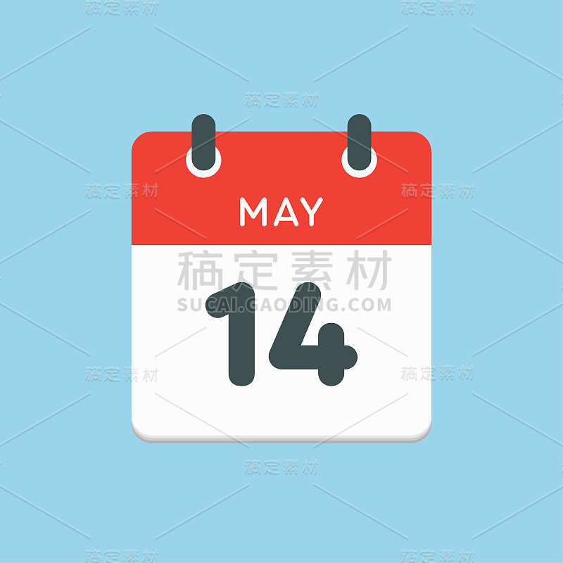 日历日5月14日，一年中的天