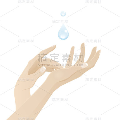 女性手部护理和卫生