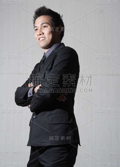 时尚男人的西装