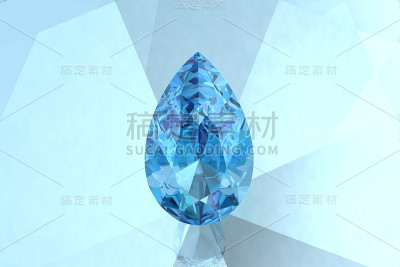 海蓝宝石(高分辨率3D图像)