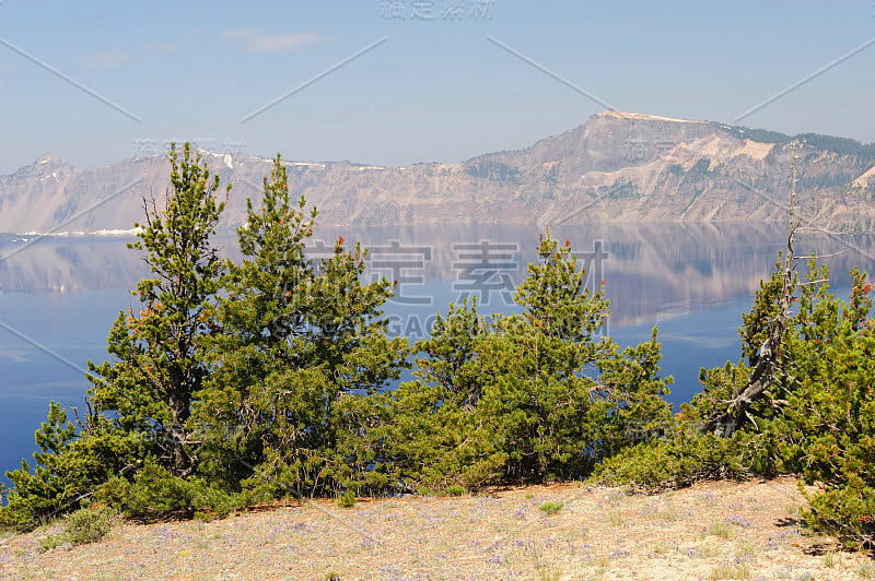 火山口湖风光