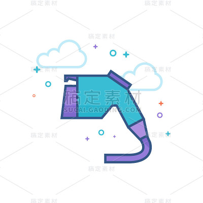 Flat Color Icon -电动车充电器