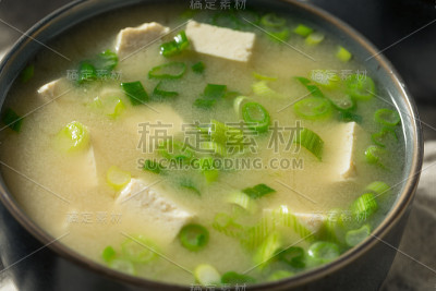 健康日本豆腐味噌汤