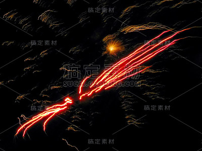 星系。烟花