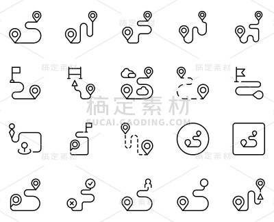 路线行图标