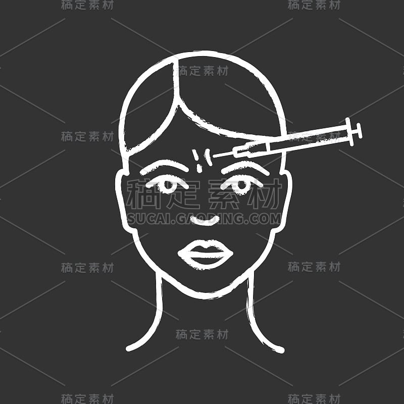 Forehead neurotoxin injection icon