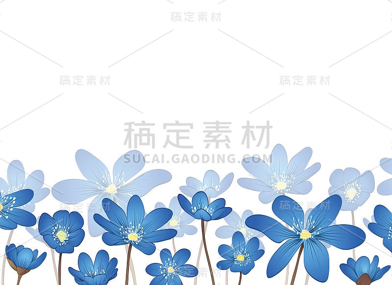 肝片花卡片背景。手绘矢量图