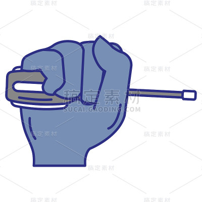 手用螺丝刀工具隔离图标