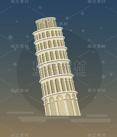 比萨斜塔，意大利，欧洲