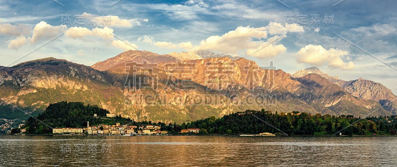 Bellagio Lago di Como（科莫湖）高清全景