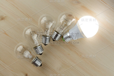 LED和白炽灯