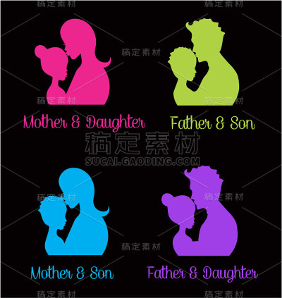父母拥抱孩子