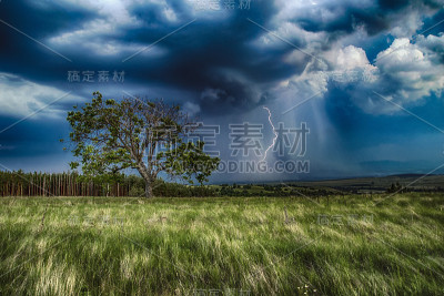 多雨的