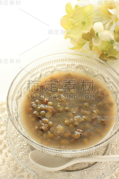 中国菜，绿豆甜汤