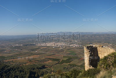 从城堡看Alcala de Xivert