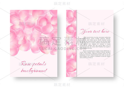 图案与粉红色玫瑰花瓣