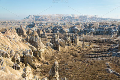 著名的爱谷。卡帕多西亚国家公园。Goreme