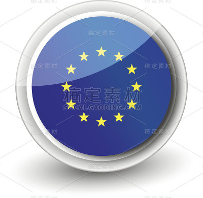 欧盟圆形旗帜图标