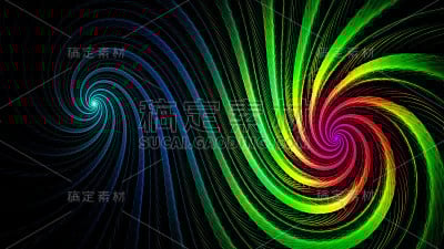 螺旋的时间。磁场。