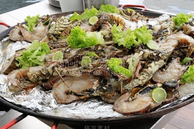 烤龙虾
