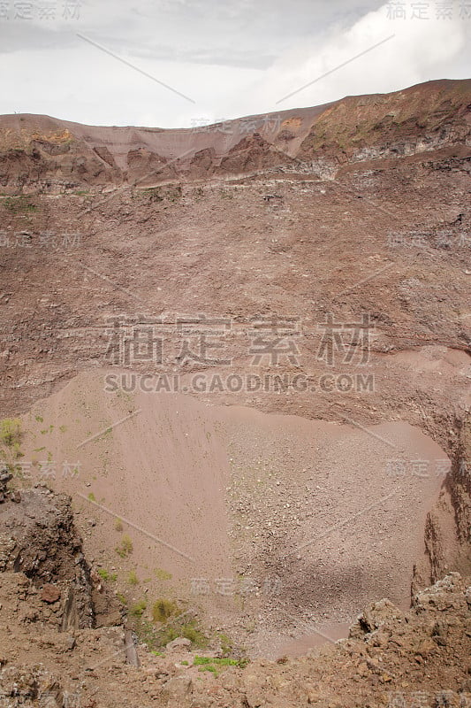 意大利维苏威火山口