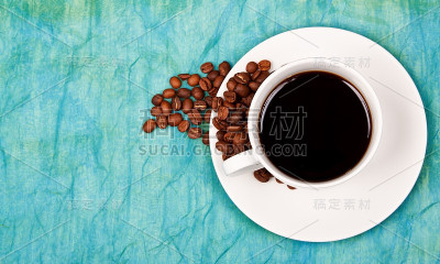 一杯热咖啡