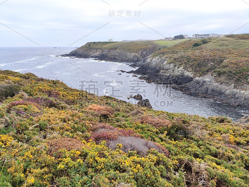 洛萨海滩，维加港村，纳维亚市政厅，阿斯图里亚斯，西班牙