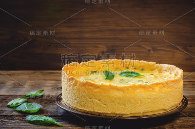 三文鱼和菠菜乳蛋饼