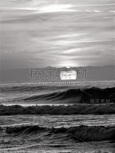 Sunrsie In Black And White