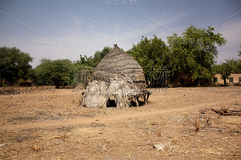 非洲乡村小屋