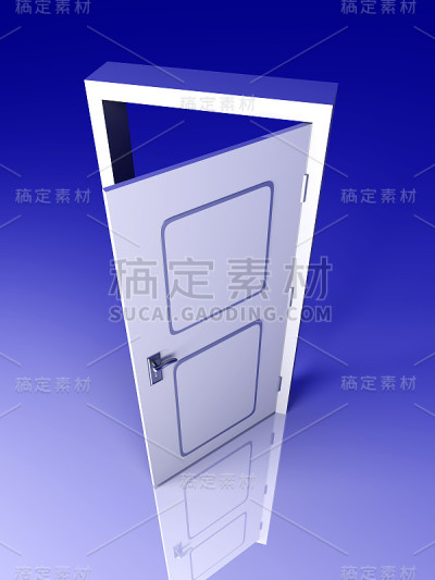 开着的门