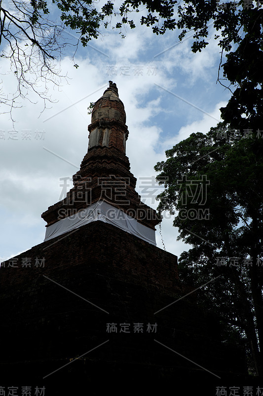 泰国甘蓬寺的卡洛泰寺历史公园(联合国教科文组织世界遗产地素可泰镇及其相关历史城镇的一部分)