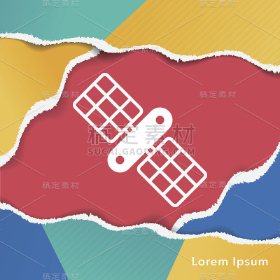 空间卫星图标