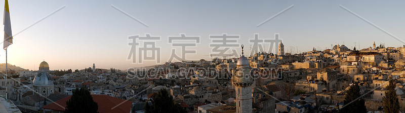 耶路撒冷的全景