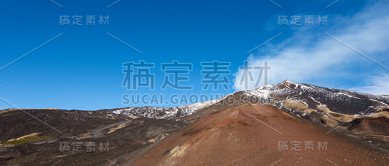 西尔维斯特里火山口-埃特纳火山-意大利西西里岛