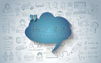 云计算概念与信息图草图集