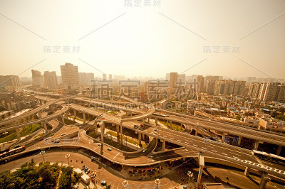 全景城市立交桥