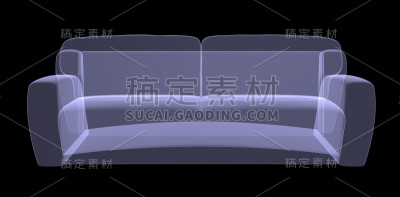 沙发x光片是黑色的
