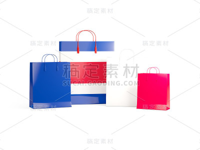 购物袋上印有哥斯达黎加国旗